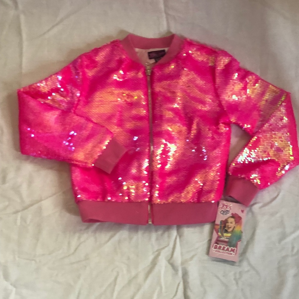 JOJO Siwa Bling Bling Pink Sequin Jacket